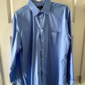 Stafford Medium Blue Dress Shirt 17 1/2, 36/37